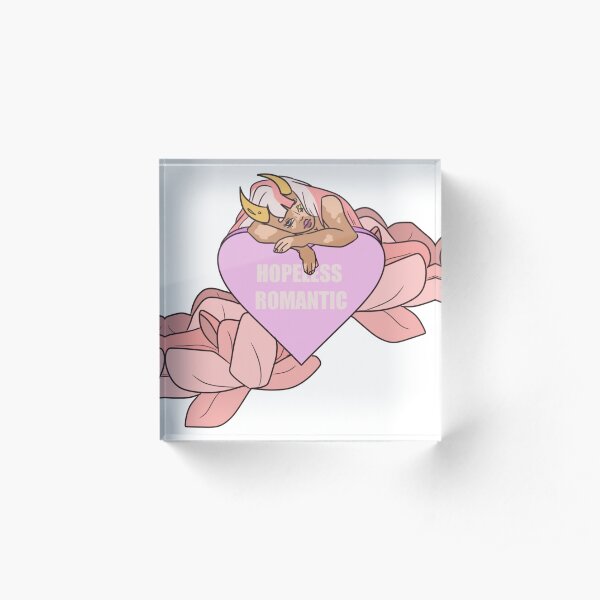 Hopeless Romantic Acrylic Block