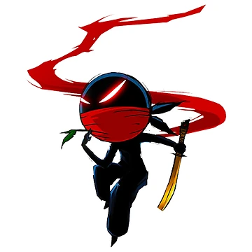 Artwork thumbnail, Ninja Stickman by RagnarokDesigns