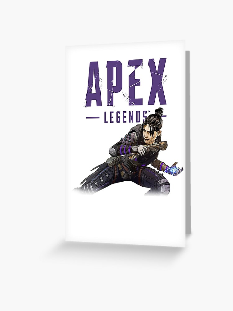 Apex Legends Wraith Greeting Card By Aloudys Redbubble