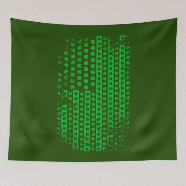 Item preview, St Patrick's Day Clover Leaf American Flag Kids designed and sold by PugSwagClothing.