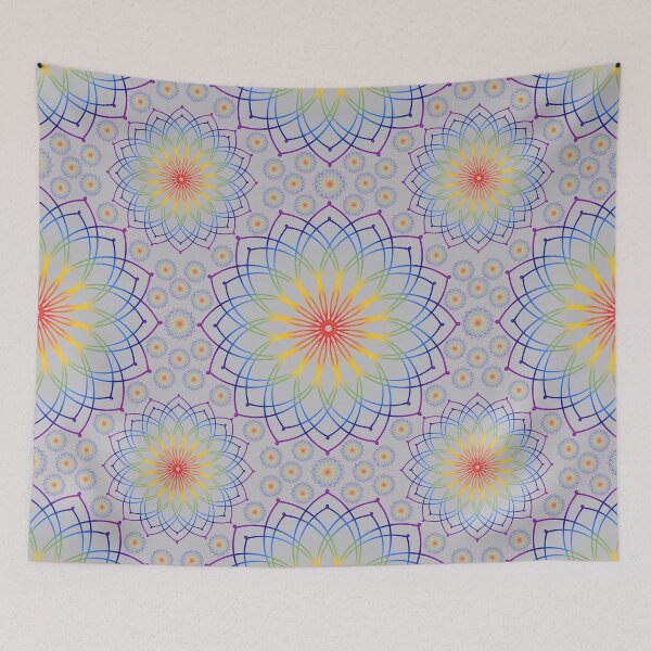 Artikelvorschau, Mandala des Regenbogens entworfen und verkauft von PatternLady.