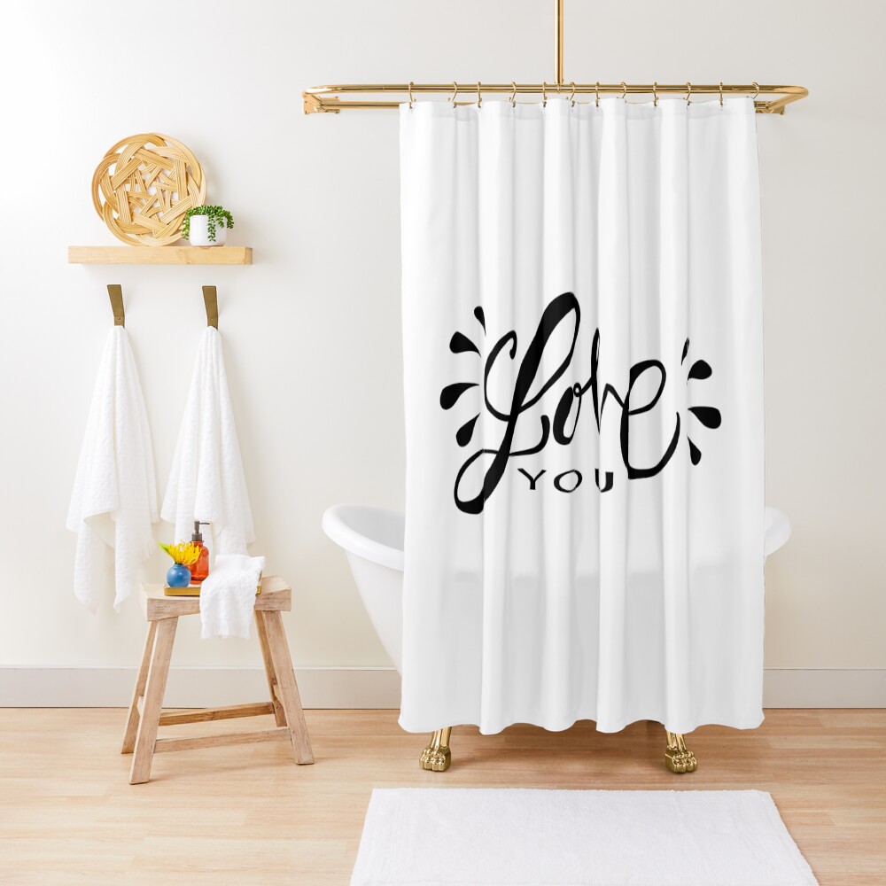Item preview, Shower Curtain designed and sold by Simkone.