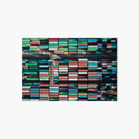 Colourful Containers Art Board Print