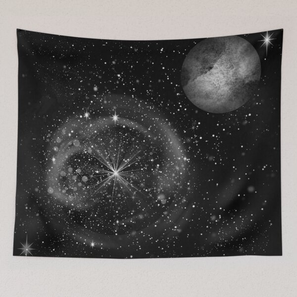 Item preview, Moon and stars designed and sold by doctorxii.
