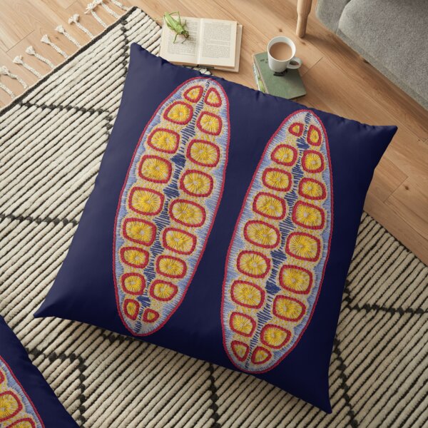Diatom nr1 Floor Pillow