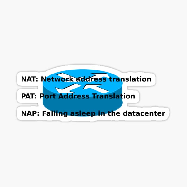 NAT, PAT and NAP. Sticker