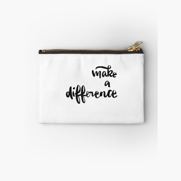 Item preview, Make a Difference Brush Lettering Handwriting Inspirational Quote designed and sold by simplylettering.