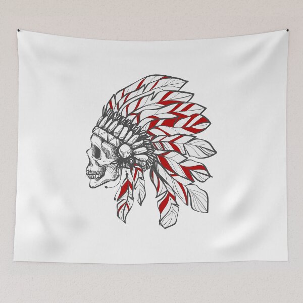 Item preview, Skull Headdress Native American Chieftain  designed and sold by DylanJaimz.