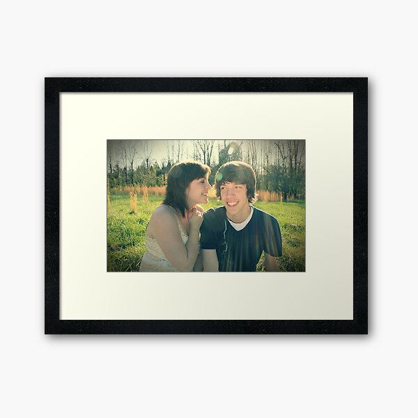young love Framed Art Print