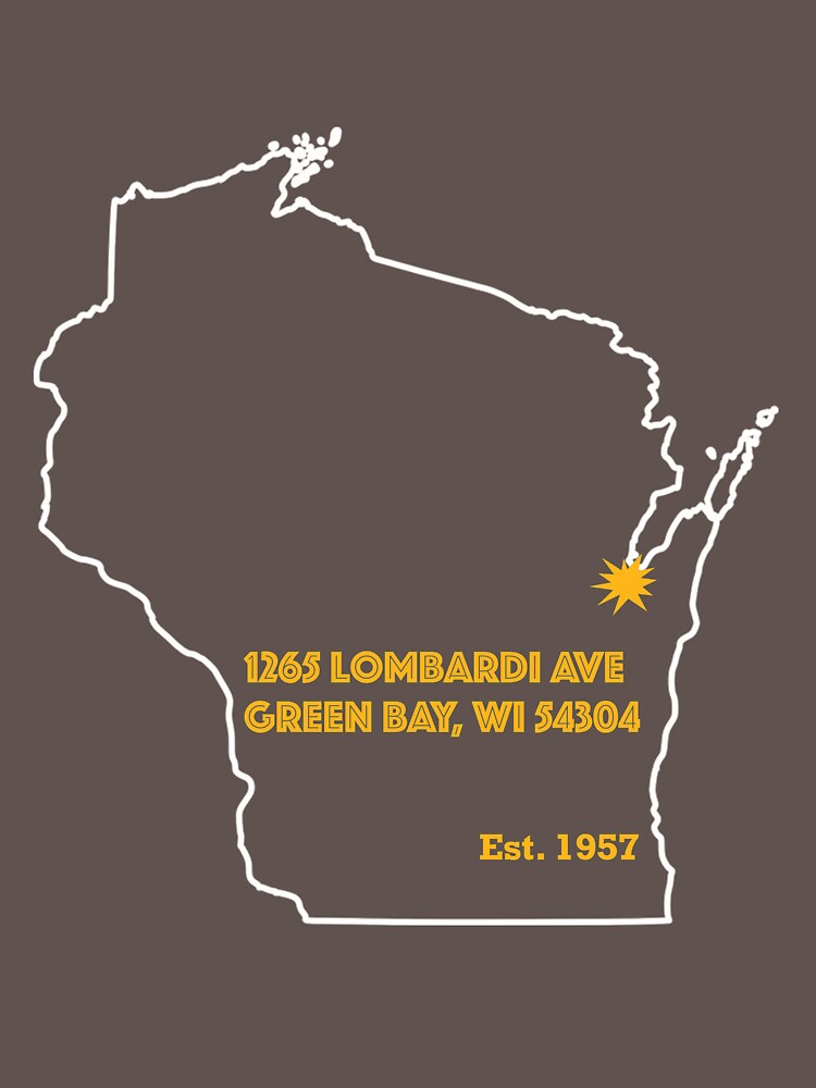 1265 Lombari Avenue - Lambeau Field, Green Bay WI - Home of the Green Bay  Packers | Essential T-Shirt