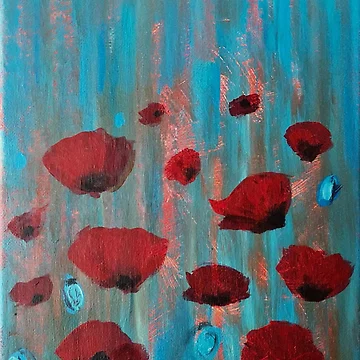 Aperçu de l'œuvre Coquelicots Rouges de AndreeDesign