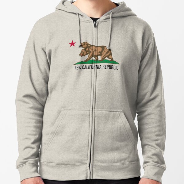 New California Republic - NCR - Fallout Fan Art Zipped Hoodie