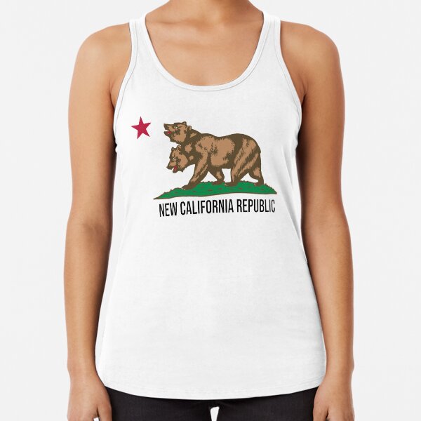 New California Republic - NCR - Fallout Fan Art Racerback Tank Top