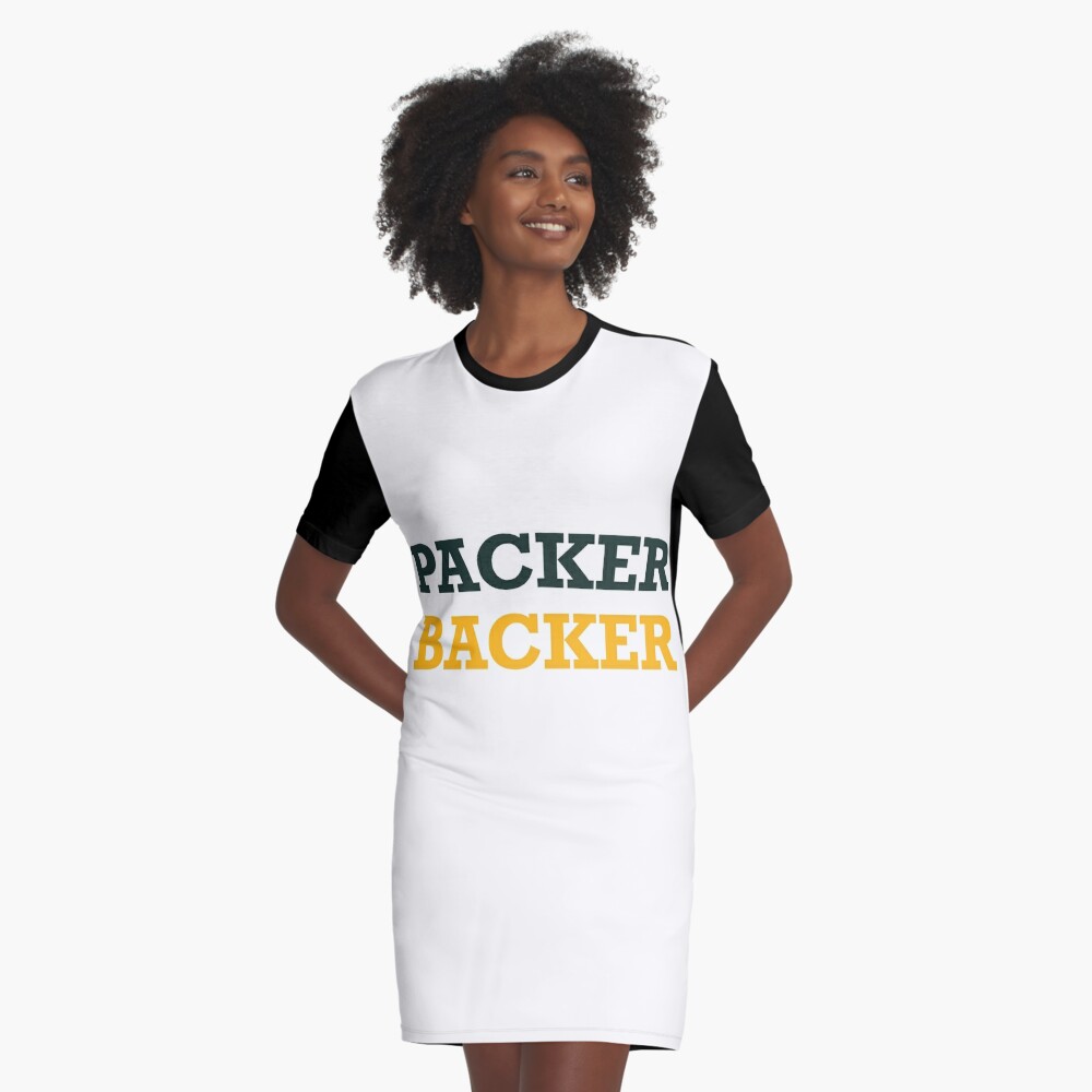 Packer Backer - Show Your Green Bay Packers Pride A-Line Dress for Sale by  WhyGreenBay