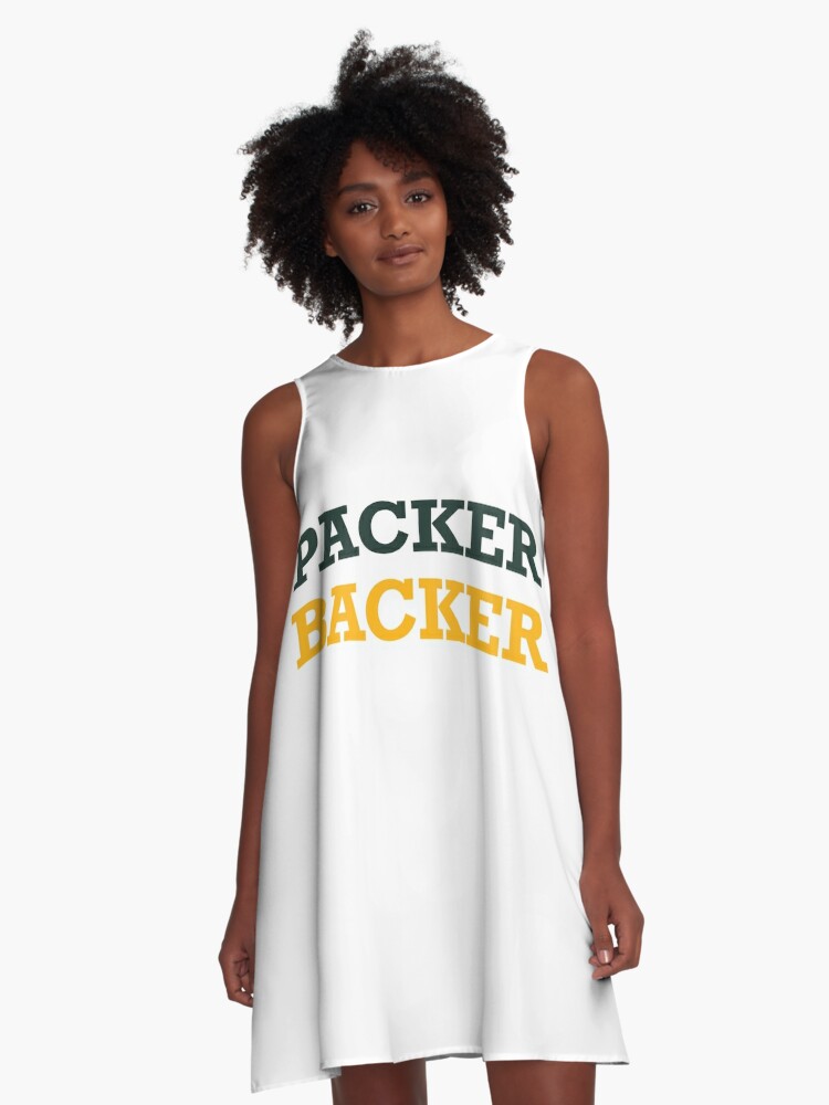 Packer Backer - Show Your Green Bay Packers Pride' A-Line Dress