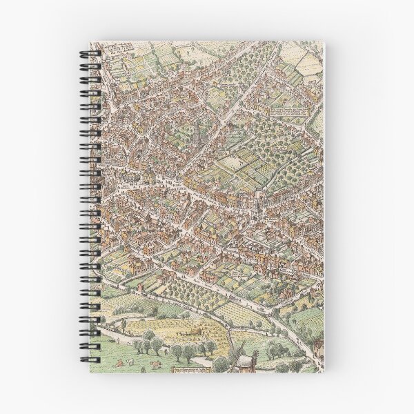 Item preview, Vintage Pictorial Map of Birmingham England (1923) designed and sold by BravuraMedia.