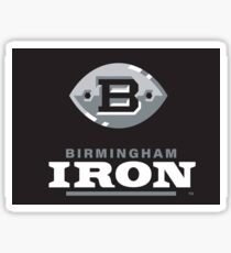 Birmingham Iron AAF Fußball Sticker