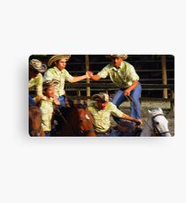 Los Vaqueros Canvas Print