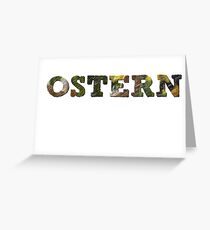 Liebe Ostern Grußkarte