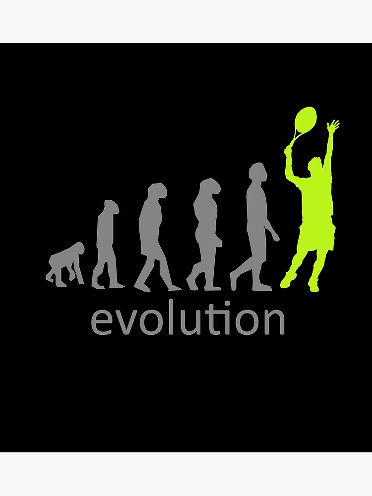 "Tennis Evolution" Poster for Sale by Karonja Redbubble
