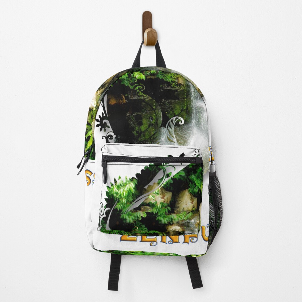 Zenfulness - The Waterfall on a backpack