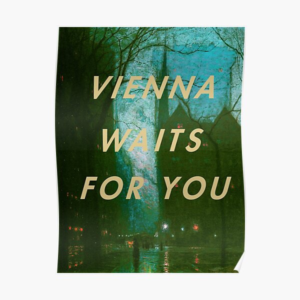 Billy joel Vienna Poster