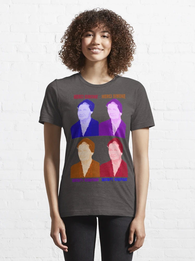 T shirt essentiel avec l uvre Simone Veil de l artiste