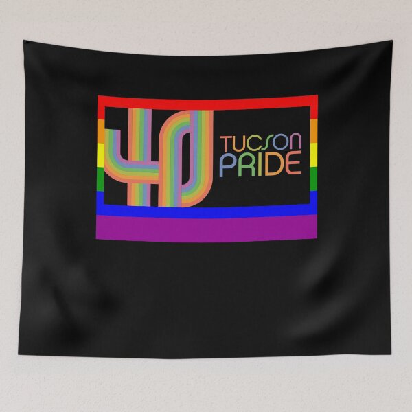 Artikelvorschau, Tucson Gay Pride Shirt - Regenbogen-Flaggen-Shirt Tucson LGBT - Tucson Arizona Gay Pride entworfen und verkauft von Galvanized.