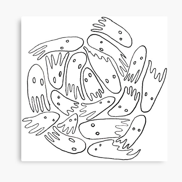Ghost Friends Canvas Print