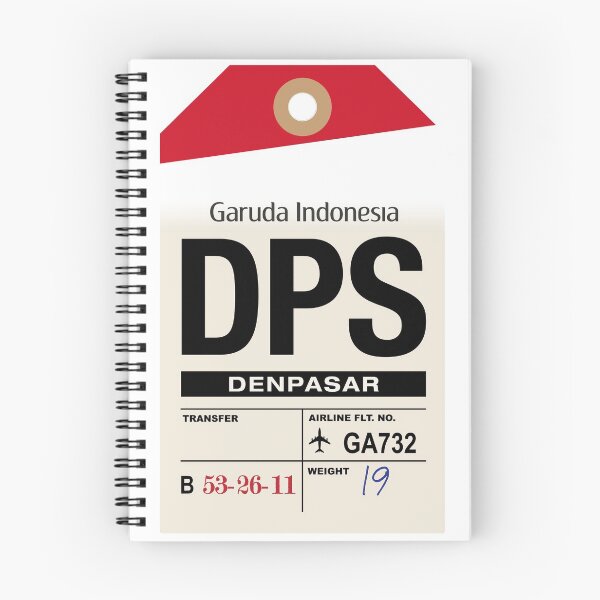 Item preview, Denpasar (DPS) Bali Airline Luggage Tag designed and sold by travelwitheric.