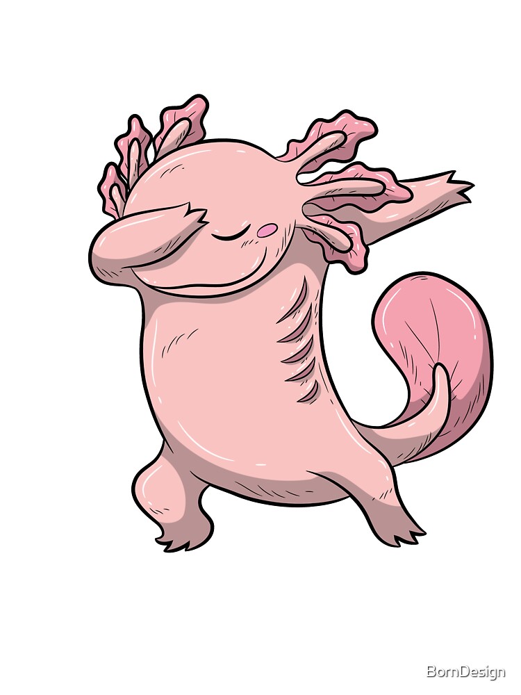 Dabbing Axolotl Lurch Newt Salamander Baby One Piece By Borndesign Redbubble