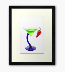 Spicy Martini Framed Print