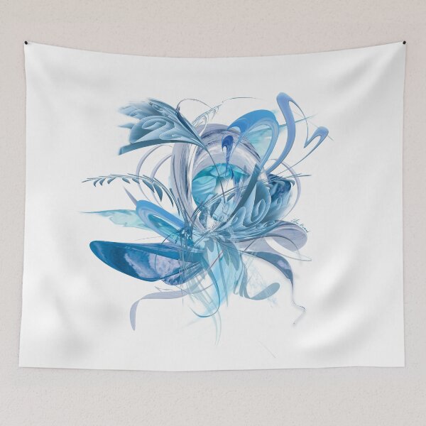 Item preview, Ice Blue Flower by mjvision Mia Niemi designed and sold by mjvisiondesign.