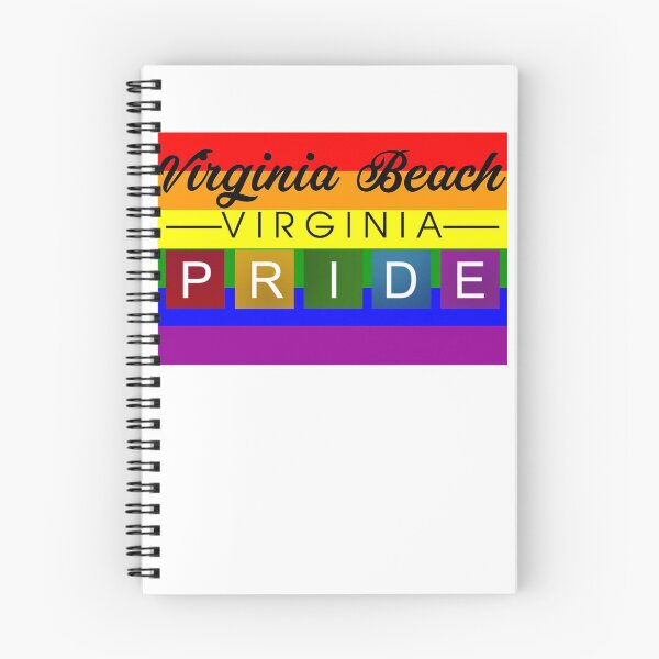 Item preview, Virginia Beach Gay Pride Shirt - Virginia Beach LGBT Rainbow Flag Shirt - Virginia Beach Virginia Gay Pride designed and sold by Galvanized.
