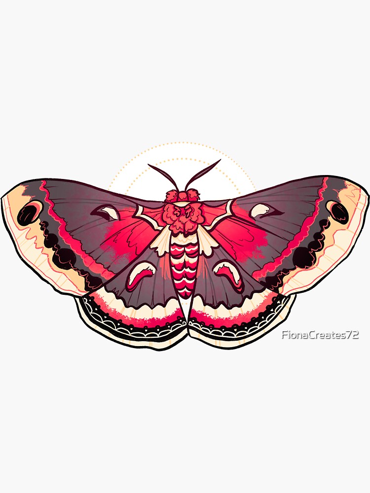 Moth Sticker for Sale by FionaCreates72