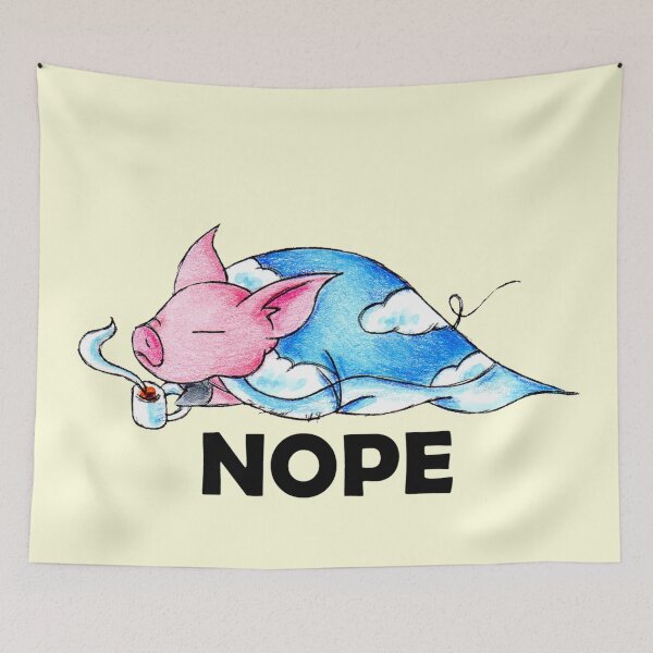 Item preview, Staying in the Blankets (With Text) designed and sold by KOKeefeArt.