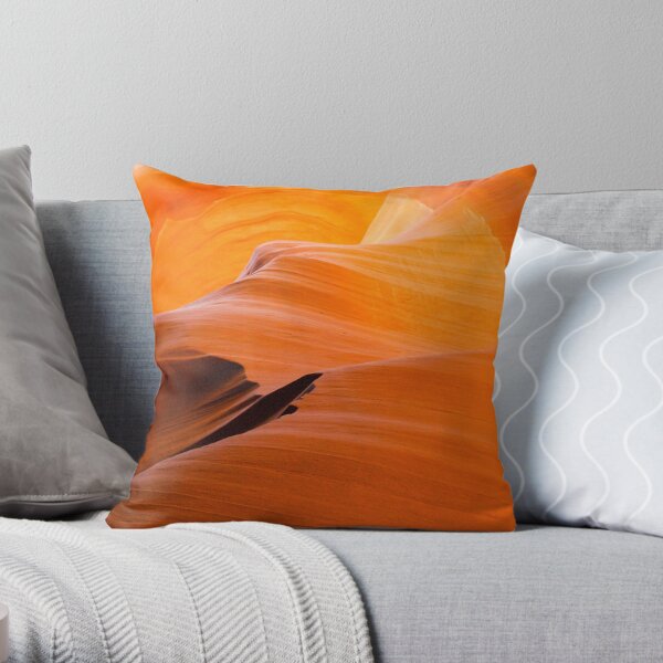 Burnt Orange Throw Pillow