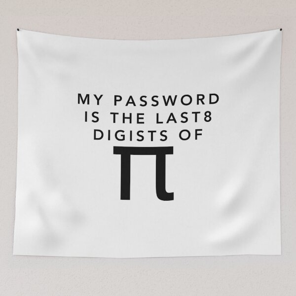 Item preview, Pi is my password designed and sold by xeron32.