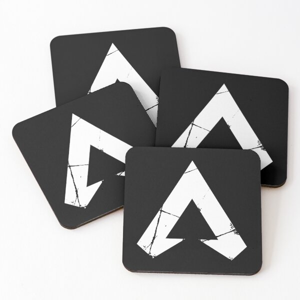 Apex Legends Logo | Apex Legends White Symbol Coasters (Set of 4)