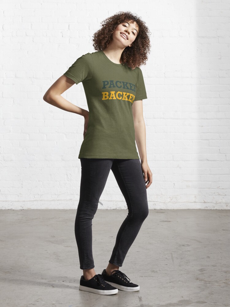 Packer Backer - Show Your Green Bay Packers Pride Graphic T-Shirt Dress  for Sale by WhyGreenBay