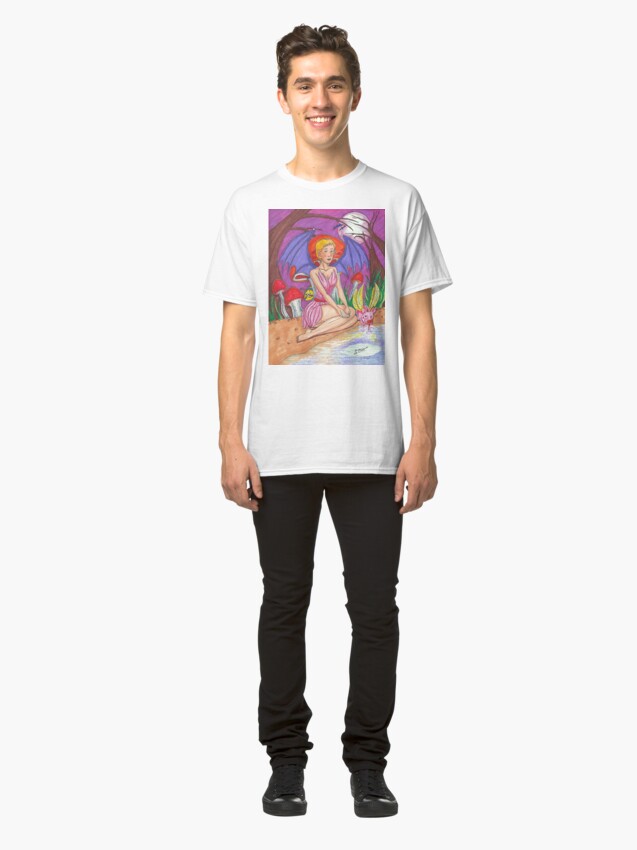 Alternate view of Bat Fairy and pig vers 2 Classic T-Shirt