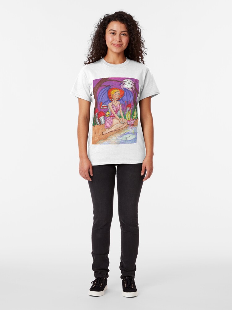 Alternate view of Bat Fairy and pig vers 2 Classic T-Shirt