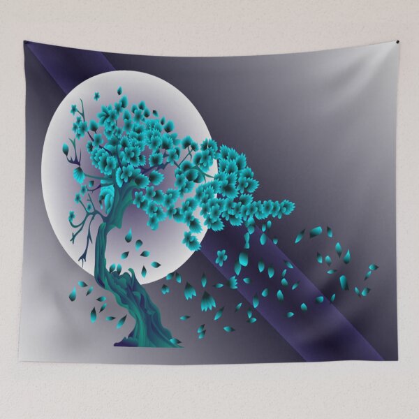 Item preview, Asian Flowering Tree Graphic designed and sold by Paula Helit.