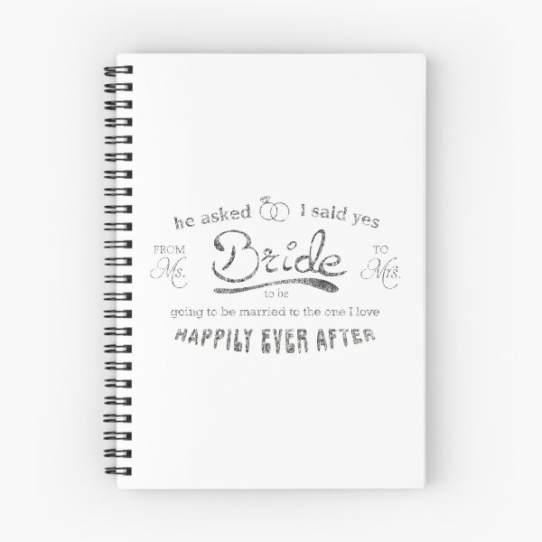 Item preview, He asked and said yes - Bride to be Design black designed and sold by dasmoment.
