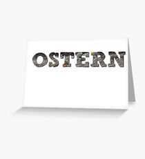 Liebe Ostern Grußkarte