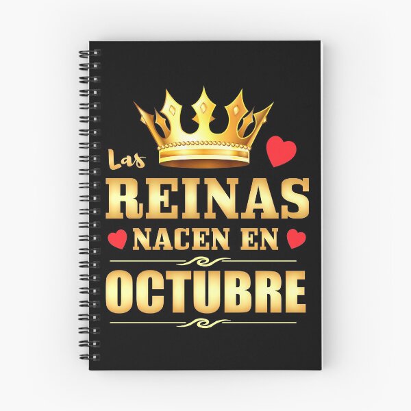 Item preview, Las Reinas Nacen en Octubre Feliz Cumpleanos designed and sold by NUMAcreations.