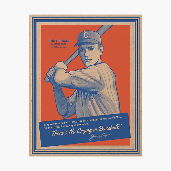 Item preview, There's No Crying in Baseball designed and sold by castlepop.