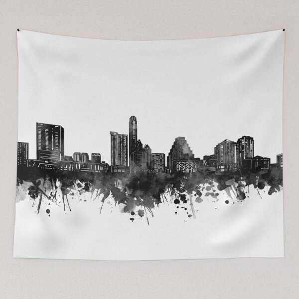 Item preview, austin skyline designed and sold by BekimART.