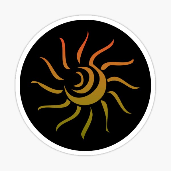 Here Comes Da Sun Round Sticker Sticker