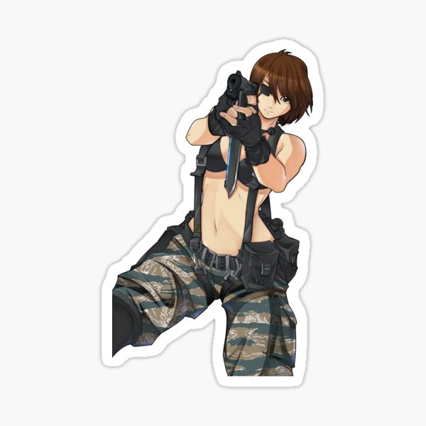 Vista previa del artículo con la obra «Metal Gear Solid: Devoradora de serpientes femenina, estilo chica sexy de anime», diseñado y vendido por megapanda687.
